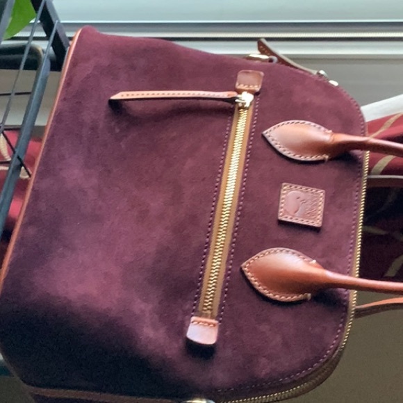 Dooney and Bourke suede satchel - Picture 12 of 12